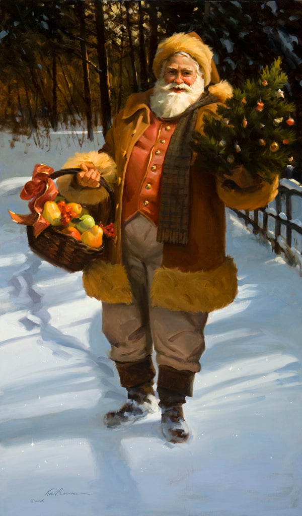 CC1026 Bearing Gifts - Unframed Canvas Giclee 11" X 14"