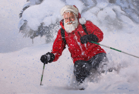 CC1046 Dashing Through The Snow- Unframed Paper Giclee 20" X 30"
