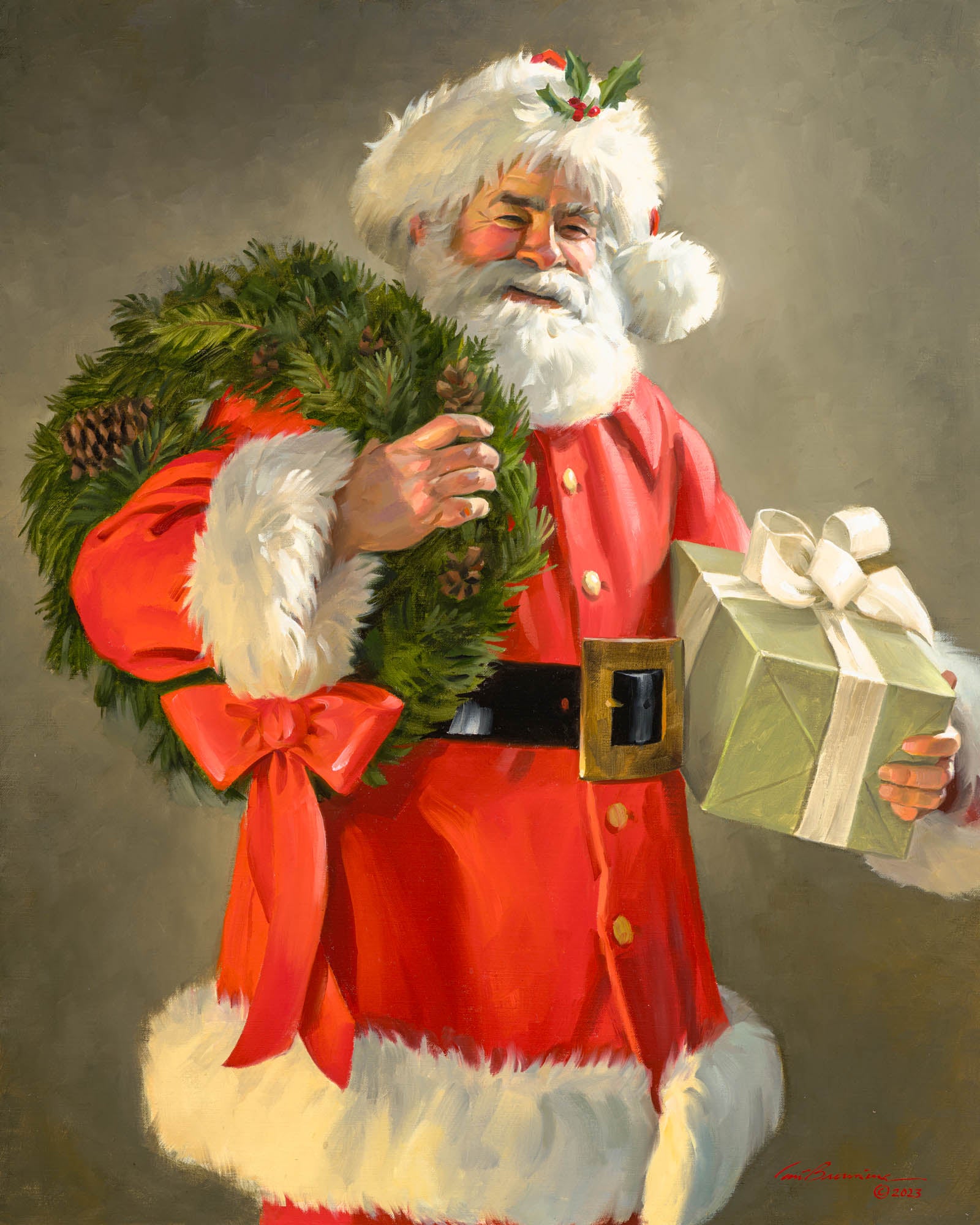 CC1042 Signs of the Season - Unframed Canvas Giclee 11" X 14"