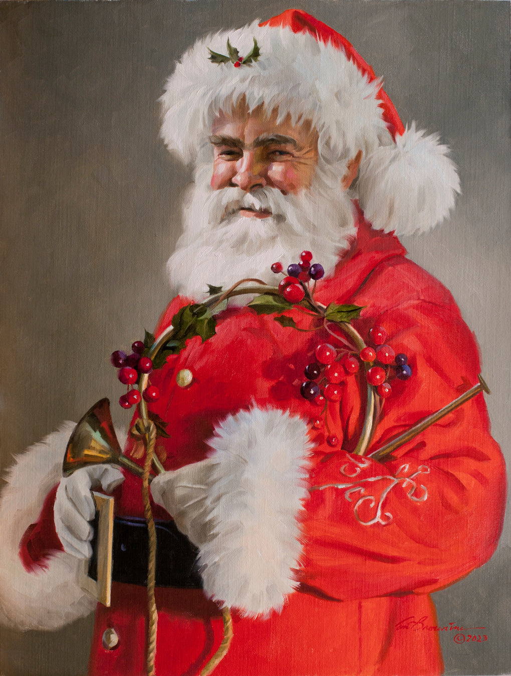 CC1040 Sounds of Christmas- Unframed Canvas Giclee 11" X 14"
