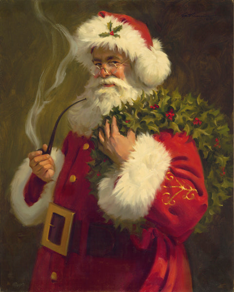 CC1022 Spirit of Santa - Unframed Canvas Giclee 11" X 14"