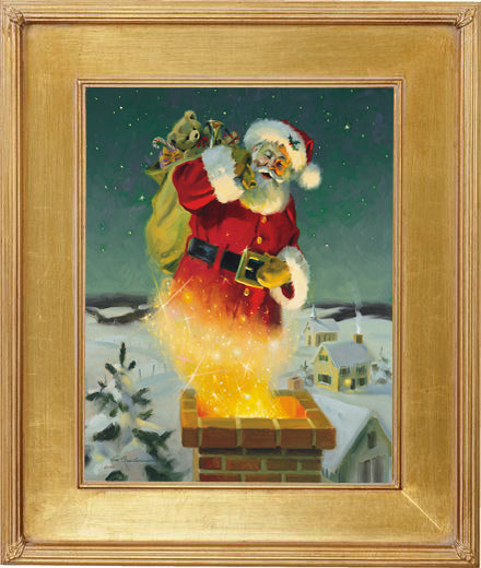 CD1019 Magical Moment Canvas Giclee Small  - Framed 11"X 14"