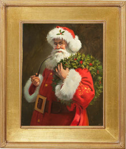 CD1022 Spirit of Santa's  Canvas Giclee Small  - Framed 11"X 14"