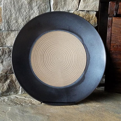 TW1014 Ceramic Plate Grat/Brown